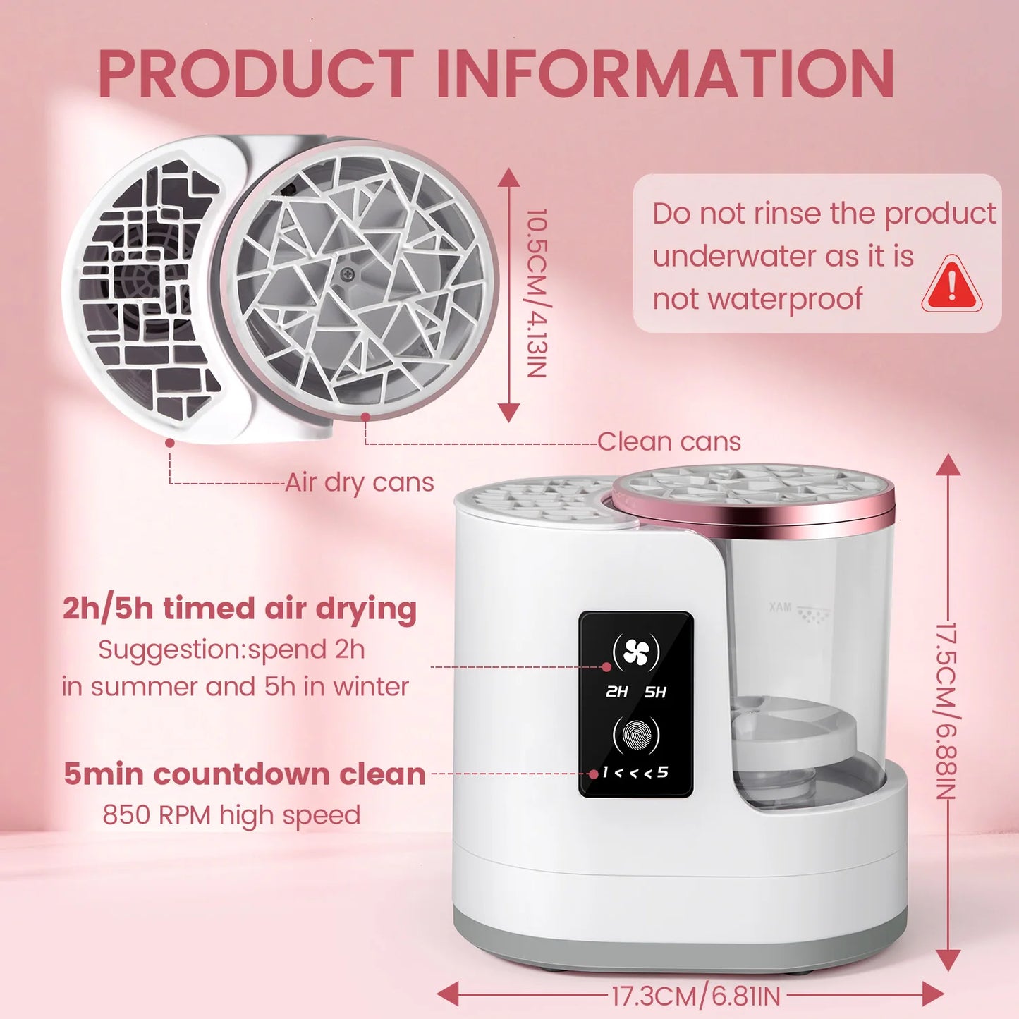 3-in-1 Makeup Brush Cleaner