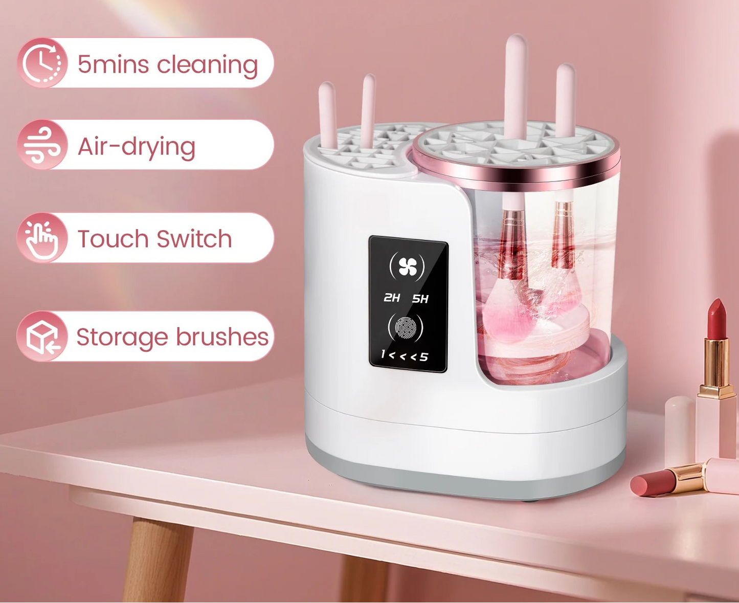 3-in-1 Makeup Brush Cleaner